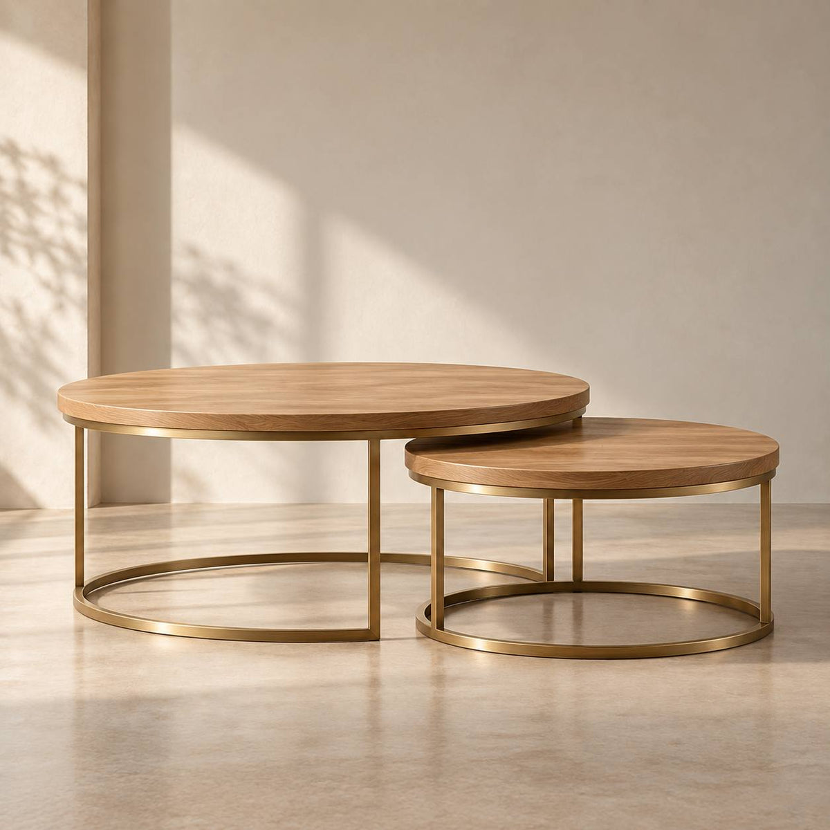 Round Coffee Table Set