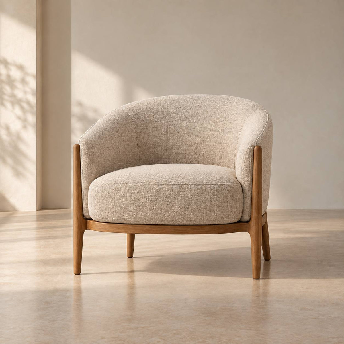 Fabric Accent Armchair
